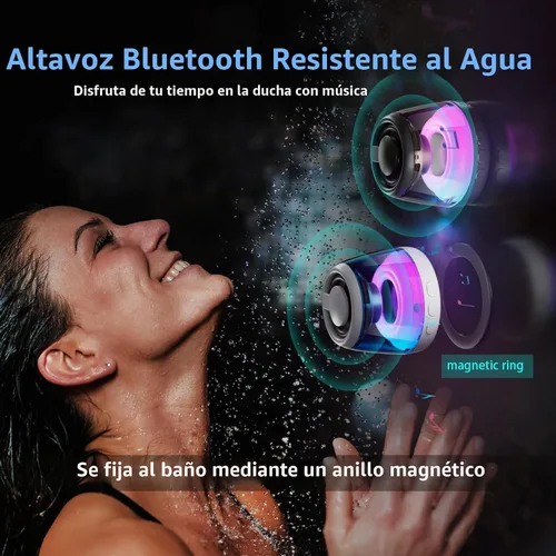 Vista 3 de Altavoz Bluetooth magnético,Soporte de teléfono de inducción negro-1 pieza