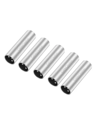 Vista 8 de CableCreation - Conector adaptador XLR, acoplador de extensión de cable de micrófono XLR