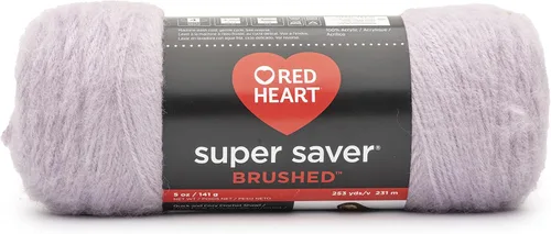 Vista 14 de Red Heart Super Saver - Hilo metálico negro – Paquete de 3 unidades de 5 onzas/142 gramos – Acrílico – 4 medianos (peinado) – 255 yardas