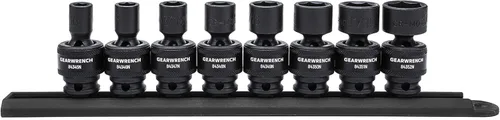 Vista 17 de GEARWRENCH 84938N - Juego de conectores de impacto universal estándar de 1/2 pulgada, 6 puntos, 13 piezas, SAE