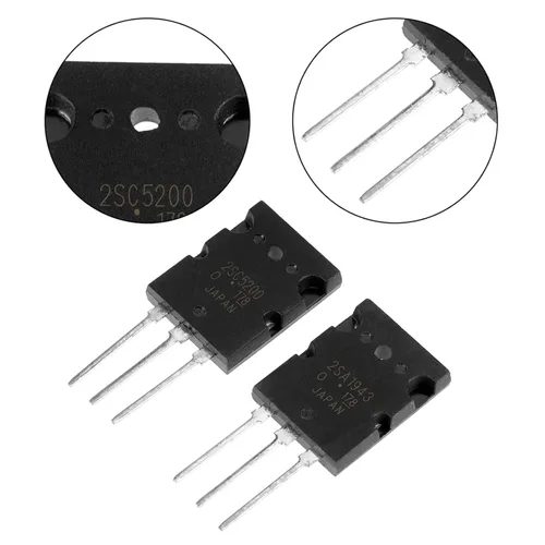Vista 4 de Kit de transistor 2SC5200, 5 × y 5 × 2SC5200 transistor de potencia NPN transistor electrónico amplificador de potencia amplificador transistor