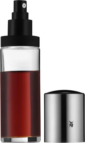 Vista 4 de WMF 650596030 Basic Essig- Olsprüher 4.1 fl oz Vinagre, botella de aceite con recipiente de vidrio, Cromargan acero inoxidable mate, apto