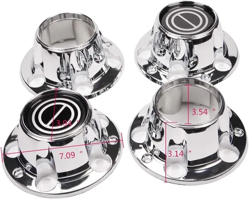 Vista 2 de G-PLUS Tapacubos de rueda cromados de repuesto para Ford F150 1980-1996 Truck Bronco Van 4x4 delantero 4WD (incluye 12 tornillos de montaje)