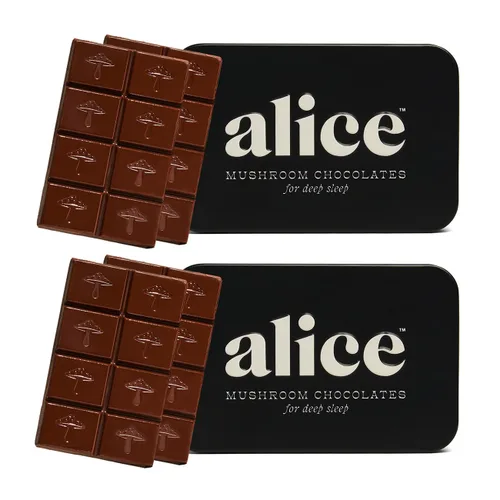 Vista 14 de Alice Mushrooms Brainstorm Chocolates de Hongos Bocados Energéticos para Concentración, Claridad y Función Cognitiva Melena de León, Hongos