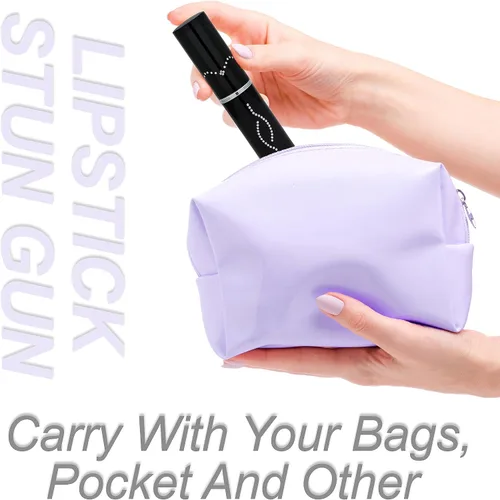 Vista 8 de FIGHTSENSE Kit de defensa personal para mujer, spray de pimienta y linterna de lápiz labial de autodefensa, batería recargable, llavero bolsa