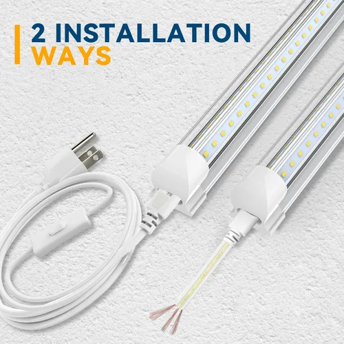Vista 12 de JESLED Luz LED de tienda de 8 pies 100 W 15000LM ETL 10