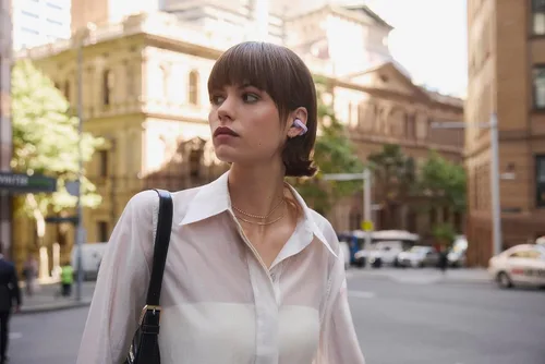 Vista 18 de Sony LinkBuds - Auriculares de oreja abierta verdaderamente inalámbricos, ajuste cómodo y seguro, diseño ligero con clip, controles táctiles, Lavanda