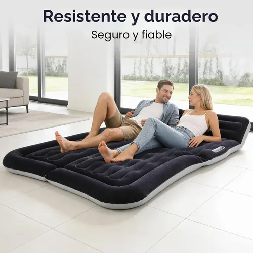 Vista 7 de Eooqi Colchón inflable del aire del coche para la cama del asiento trasero