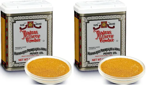 Vista 5 de Polvo de curry madras de Sun Brands, 4 oz