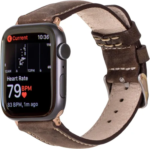 Vista 9 de HARDISTON Correas de reloj compatibles con Apple de 1.496 in, 1.575 in, 1.614 in, 1.654 in, 1.732 in, 1.772 in, 1.772 in, para hombres y mujeres