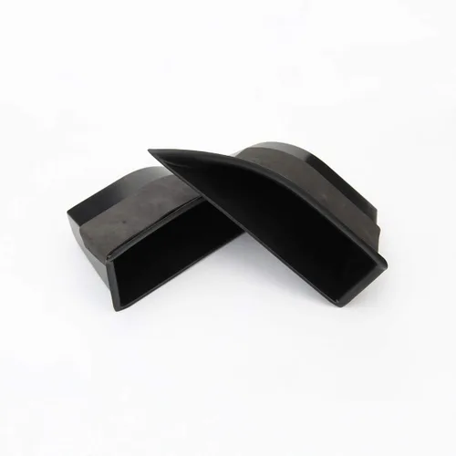 Vista 6 de Caja de almacenamiento de puerta de reposabrazos interior de plástico ABS negro para Land Rover Range Rover Evoque 2011-2015