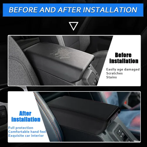 Vista 2 de Funda para Reposabrazos de Consola Central de Coche para Ford 2021 2022 2023 Bronco, Accesorios, No Compatible con Bronco Sport, Funda