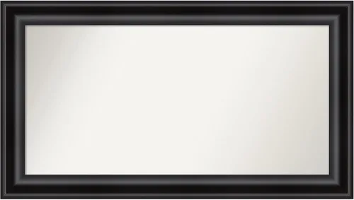 Vista 405 de Amanti Art Espejo personalizado, espejo de baño negro puente, espejo de pared o espejo de tocador de baño sobre el fregadero (26 x 26 pulgadas)