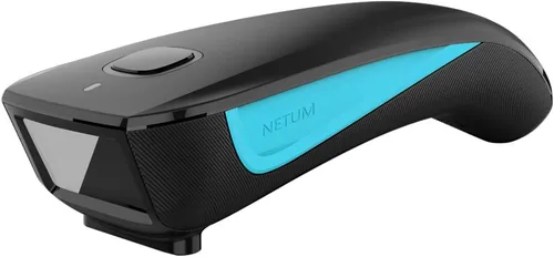 Vista 2 de NETUM Escáner de código de barras láser inalámbrico 1D compatible con Bluetooth, lector de código de barras USB de bolsillo pequeño funciona