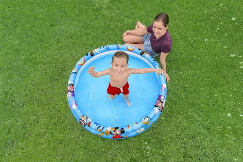 Vista 11 de BESTWAY Disney Junior Mickey & Friends - Piscina inflable (48.0 x 48.0 in), multicolor