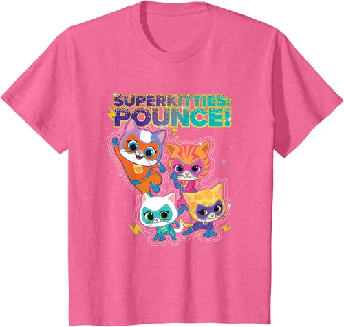 Vista 50 de Disney Junior SuperKitties Pounce! Camiseta de equipo completo, talla S