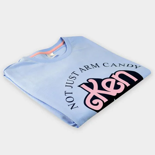 Vista 5 de Barbie Camiseta Hombre Camiseta Ken para Hombre Camisetas de Algodón Ken para Hombre Producto Oficial