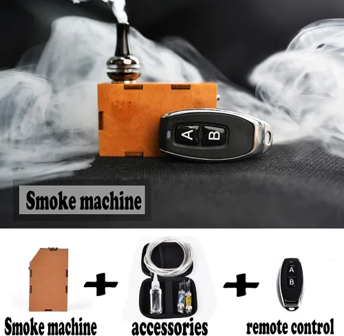Vista 2 de Máquina de humo, mini máquina de humo, máquina de humo portátil Producción de filmación, cosplay, máquina de humo de aromaterapia