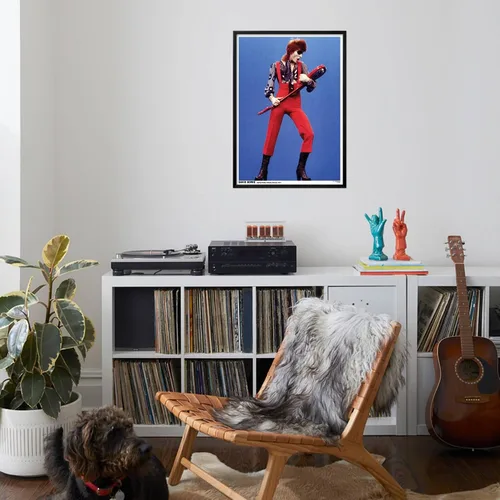 Vista 4 de AllPosters Póster de pared David Bowie Holland 1974 sobre marco negro, 23 x 33