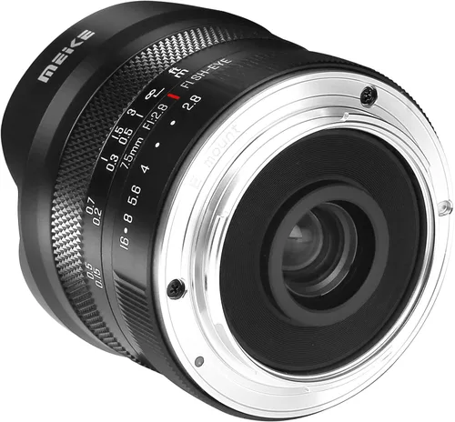 Vista 5 de Meike Lente diagonal de ojo de pez diagonal de enfoque manual f2.8 de 0.295 in f2.8 compatible con cámaras Nikon Z Mount Z50 Z50II Z5 Z6 Z7 Z6II Z30