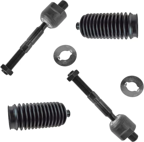 Vista 254 de TRQ Kit de dirección delantera con barra de acoplamiento de fuelle de piñón y cremallera compatible con Toyota Echo 2000-2005