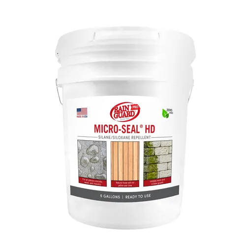 Vista 10 de Rain Guard Water Sealers CR-0401 Micro-Seal HD listo para usar sellador de alto contenido de sólidos que cubre hasta 300 pies cuadrados. Todas