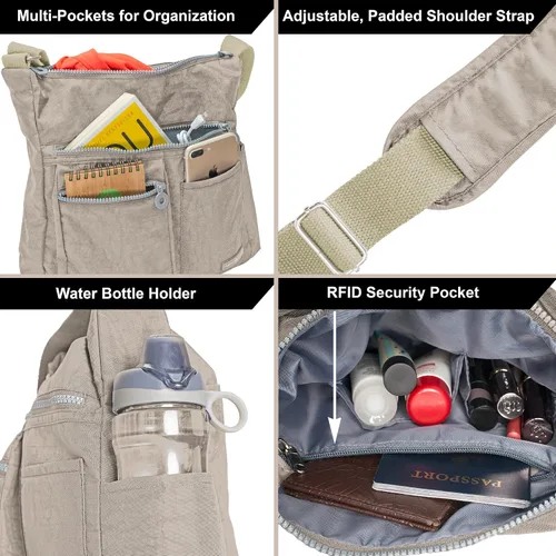 Vista 5 de NeatPack - Bolso cruzado con bolsillo RFID antirrobo
