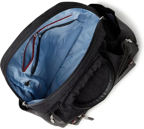 Vista 69 de Baggallini Mochila todo el día para mujer con pulsera de teléfono RFID, Negro, talla única