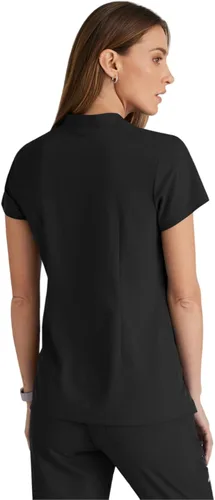 Vista 2 de BARCO Grey's Anatomy Spandex Stretch Direct - Camiseta médica para mujer, cuello a presión