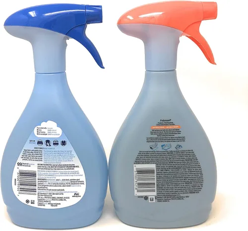 Vista 3 de Febreze Paquete variado de dos botellas de 27 onzas (extra fuerte y antibacteriano)