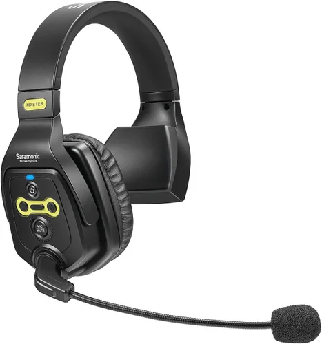 Vista 10 de Saramonic WiTalk-WT2D Full Duplex Wireless Intercom Headset System para 2 Personas 1.9GHz Comunicación Intercomunicador Auriculares con Estuche
