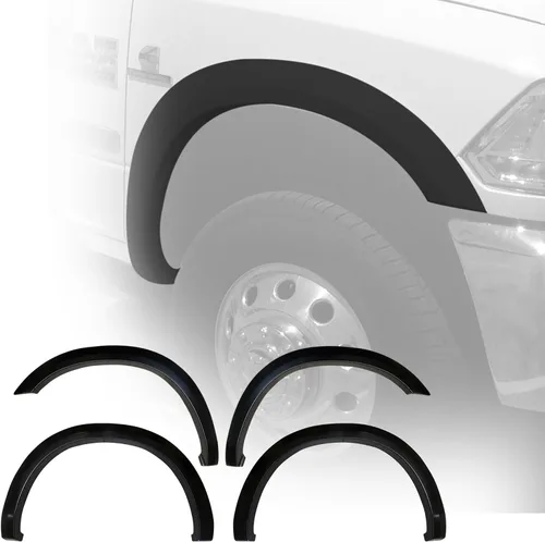 Vista 9 de Paquete de guardabarros con aletas de barro para Dodge Ram 1500 2009-2018. Diseño de fábrica/OE. Juego completo de 4