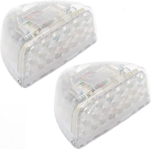 Vista 6 de Señal de giro triangular transparente LED para Peterbilt 379 378 357 365 367