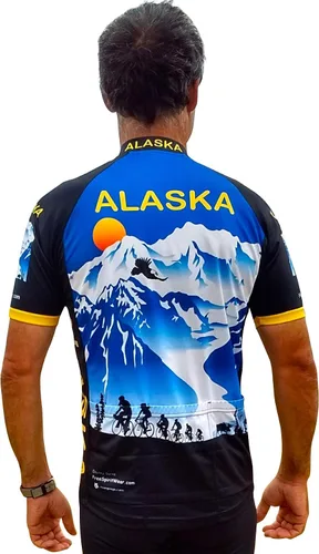 Vista 2 de Maillot de ciclismo Alaska Majestic