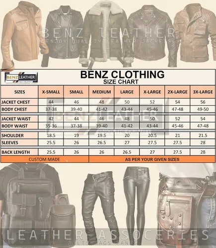 Vista 4 de Benz - Chaqueta de cuero acolchada con diamante negro para hombre, estilo moto
