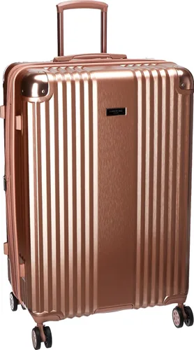 Vista 44 de Kenneth Cole REACTION - Maleta Renegade, ligera, rígida, expandible, de 8 ruedas giratorias, equipaje de viaje, Negro, Juego de 3 piezas