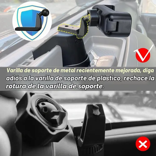 Vista 5 de Soporte de teléfono para tablero para Jeep Wrangler JK JKU 2011