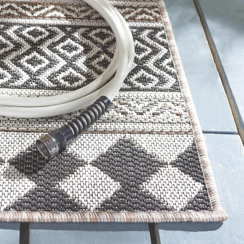 Vista 3 de SAFAVIEH Havana Collection HAV325E - Alfombra decorativa estilo marroquí bohemio con diseño tribal para interiores y exteriores, no desprende