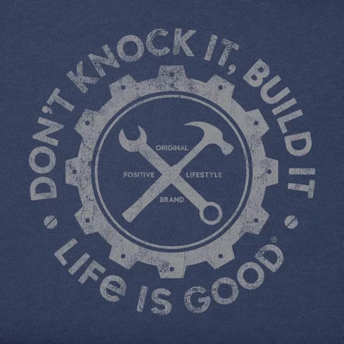 Vista 2 de Life is Good. Mens Crusher Tee Build It