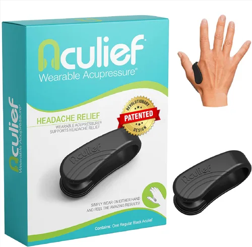 Vista 11 de Aculief Soporte de Acupresión Natural Portátil - Gestión Específica de Tensión y Herramienta de Acupresión - Comodidad Discreta Para Llevar - Ajuste