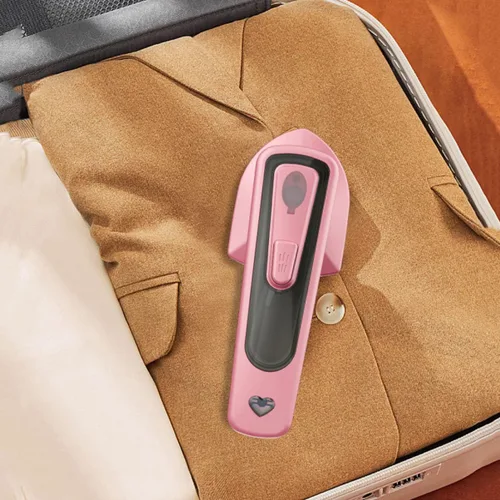 Vista 2 de Homoyoyo Plancha de viaje pequeña Plancha eléctrica plancha de vapor de ropa de viaje vaporizador portátil Mini vapor de mano de hierro vaporizador