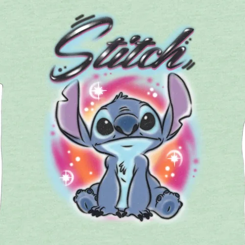 Vista 2 de Disney Lilo & Stitch Airbrush - Camiseta para niña