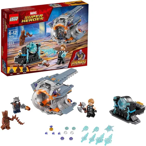 Vista 2 de LEGO Marvel Super Heroes Avengers: Infinity War Thor's Weapon Quest 76102 Kit de construcción (223 piezas)