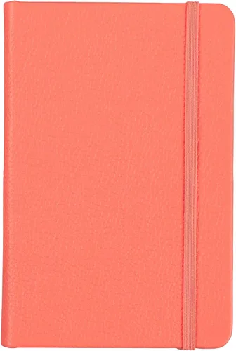 Vista 14 de Cuaderno de escritura clásico de cuero, de tapa dura, cierre elástico, páginas con rayas estrechas, colección Inspire