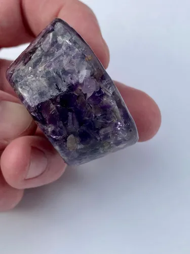 Vista 4 de Amethyst Small Tower Busters Crystal Orgone Generator Energy Accumulator GIFTING TOOL!! Metal Core Made using Advance Harmonics Orgonite Beautiful