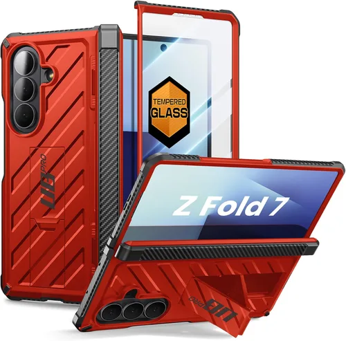 Vista 16 de SUPCASE Unicorn Beetle Pro Series - Funda para Samsung Galaxy Z Fold 3 5G (2021), carcasa resistente de doble capa de cuerpo completo con protector
