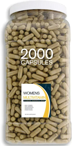 Vista 7 de Multivitamin & Women's Health Blend – Tina de 250 CT – Proporciona una porción diaria de vitaminas, minerales, salud de la mujer, antioxidantes