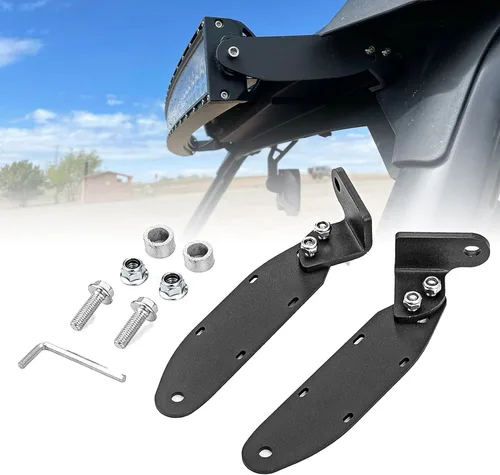 Vista 11 de XTMOTO Soporte de montaje para barra de luz LED de 42 pulgadas compatible con UTV 2014-2021 Can-Am Maverick XRS Commander 1000 800