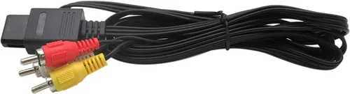 Vista 4 de Cable de alimentación adaptador de CA con cable AV para sistemas Super Nintendo SNES