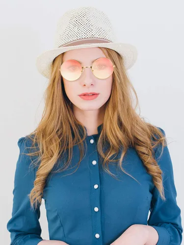 Vista 4 de 12 pares de gafas de sol hippie de los años 60 y 70 para mujeres y hombres gafas hippie retro lentes redondas lentes tintadas paquete de gafas